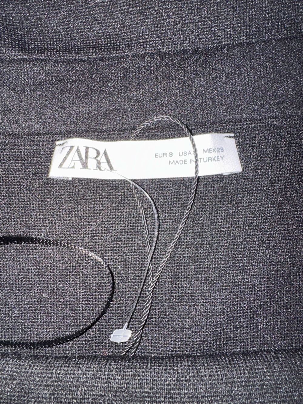 Zara Black Off-Shoulder Crop Top - Picture 3 of 5
